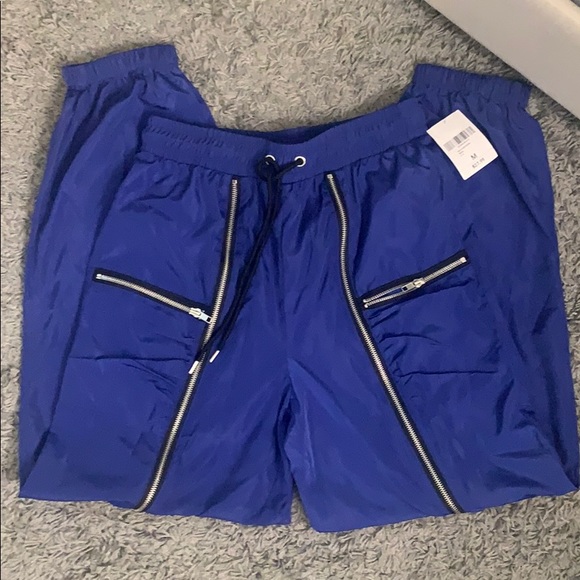 Forever 21 Pants - Royal Blue Satin Joggers Forever 21 Pants - Royal Blue Satin Joggers